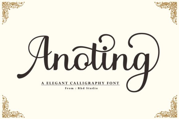 Anoting Script Font for Bold Digital Creativity