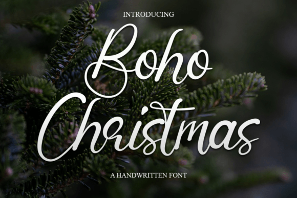 Boho Christmas: A Handwritten Font for Seasonal Creativity