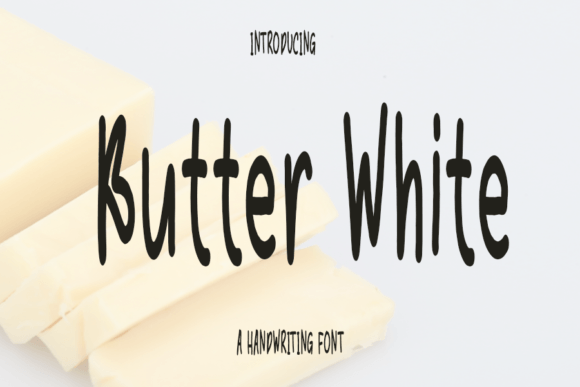 Butter White: A Handwritten Font for Modern Editorial Design