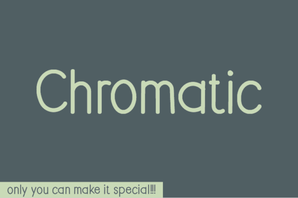 Chromatic: The Handwritten Typeface for Authentic Branding