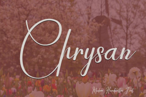 Chrysan: A Modern Handwritten Typeface for Authentic Branding