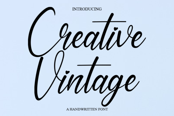 Creative Vintage Font Review for Real Projects