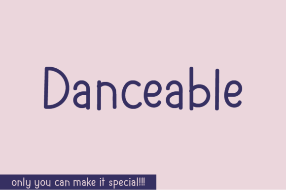 Danceable Font for a Polished Brand Look