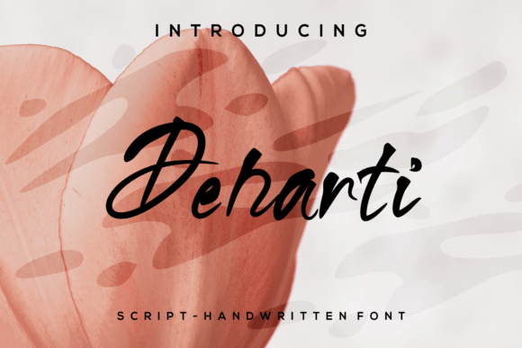 Deharti: The Romantic Handwritten Typeface for Crafters and Sellers