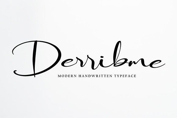 Derribme: A Timeless Handwritten Font for Creative Projects