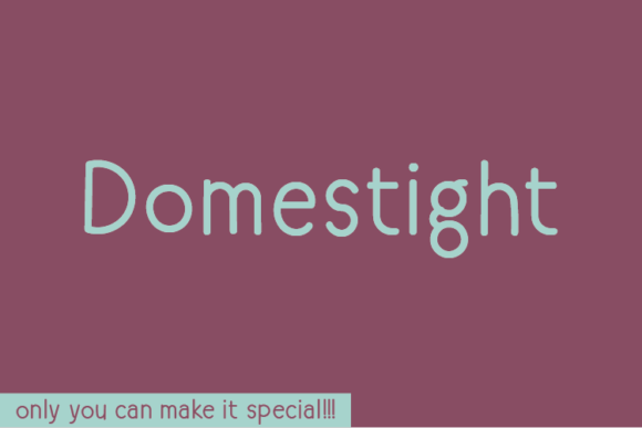 Domestight: A Natural Font That Elevates Brand Design