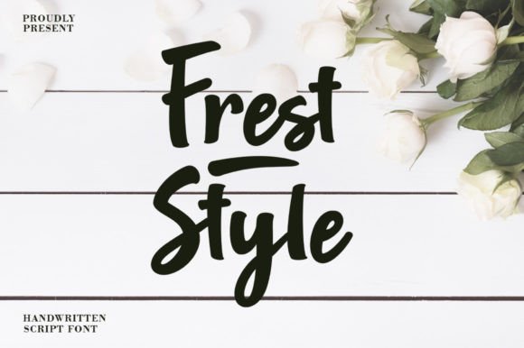 Frest Style: A Handwritten Font for Modern Marketing