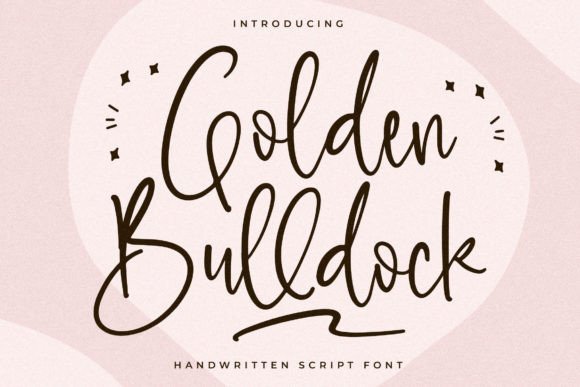 Golden Bulldock: A Timeless Handwritten Font for Branding Projects