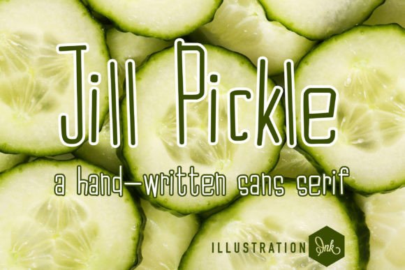 Jill Pickle: A Whimsical Font for Editorial Creativity