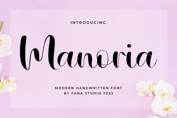 Manoria: The Elegant Script Amp Typeface for Handmade Crafts