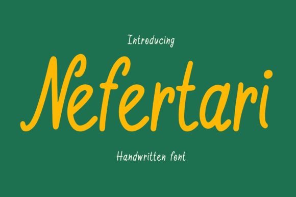 Nefertari: The Handwritten Typeface That Transforms Small Business Branding