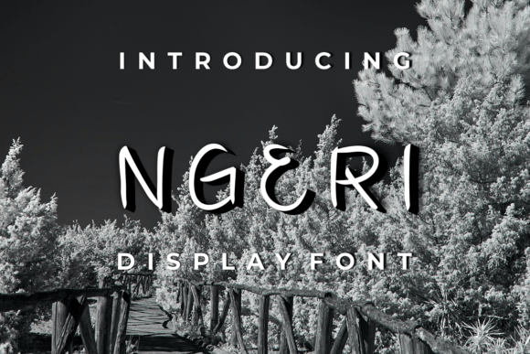 Ngeri: The Handwritten Typeface That Brings Warmth to Editorial Design