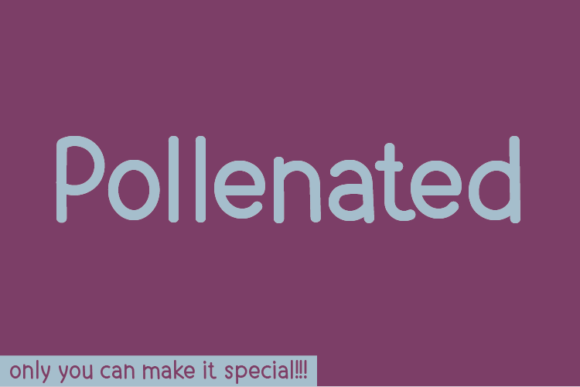 Pollenated: The Natural Handwritten Typeface for Authentic Branding