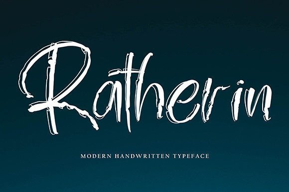 Ratherin: A Timeless Script Font for Branding Projects