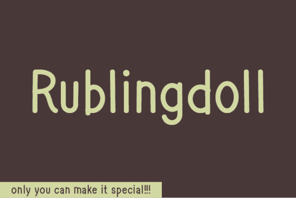 Rublingdoll: The Handwritten Font That Boosts Campaign Clarity
