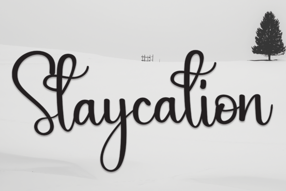 Staycation: A Handwritten Typeface for Warm Editorial Design
