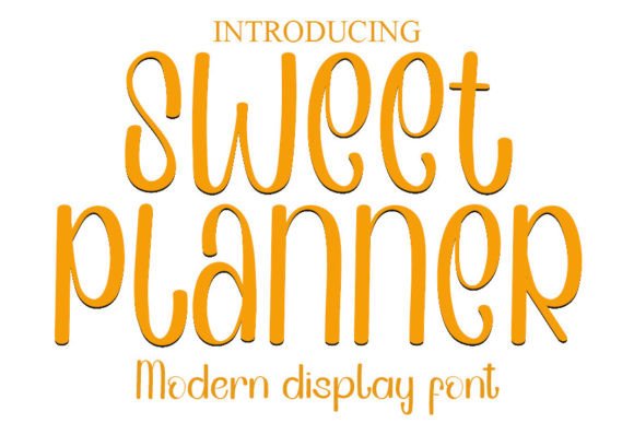 Sweet Planner Font for Modern Branding Projects