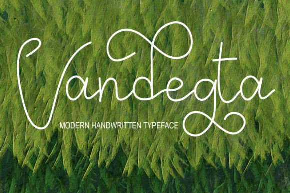 Vandegta: The Handwritten Typeface for Your Next Creative Project