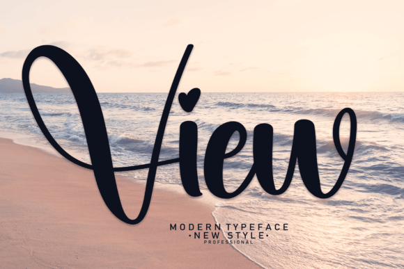 View Font for Editorial Design and Content Creation