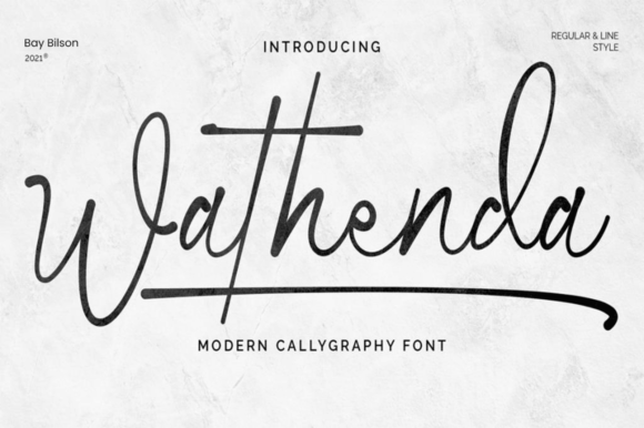 Wathenda: A Handwritten Font for Modern Web Design