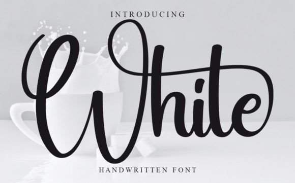 White: The Script Font That Elevates Digital Brand Experiences