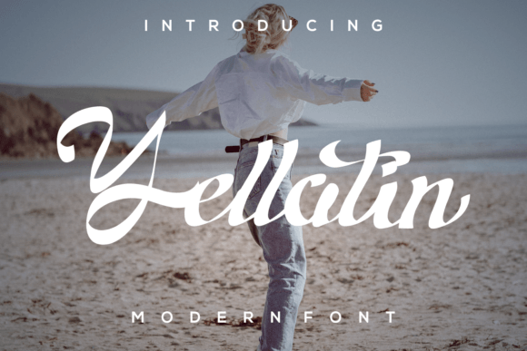 Yellatin: The Handwritten Typeface for Timeless Brand Identity